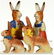 (4) VINTAGE FIGURAL EASTER BUNNY CANDY CONTAINERS