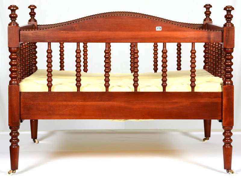 27" X 38" X 36" CHILD/DOLL SIZE JENNY LIND STYLE BED: 27" X 38" X 36" CHILD/DOLL SIZE JENNY LIND STYLE BED