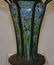 28" X 17" MODERN REPRODUCTION LEADED GLASS TABLE LAMP - 3