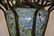 28" X 17" MODERN REPRODUCTION LEADED GLASS TABLE LAMP - 4