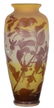 18 1/4" X 8" SIGNED GALLE FRENCH CAMEO ART GLASS VASE