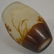 7 1/2" X 5" SIGNED GALLE FRENCH CAMEO ART GLASS BARREL - 2