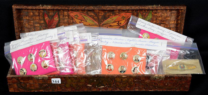 (100) KELLOGG'S COMIC STRIP PINS INCLUDING (8) (1 of 5)