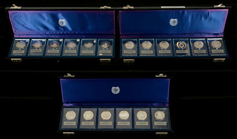 (18) BRITANNIA SOCIETY COMMEMORATIVE PROOF .999 FINE (1 of 5)