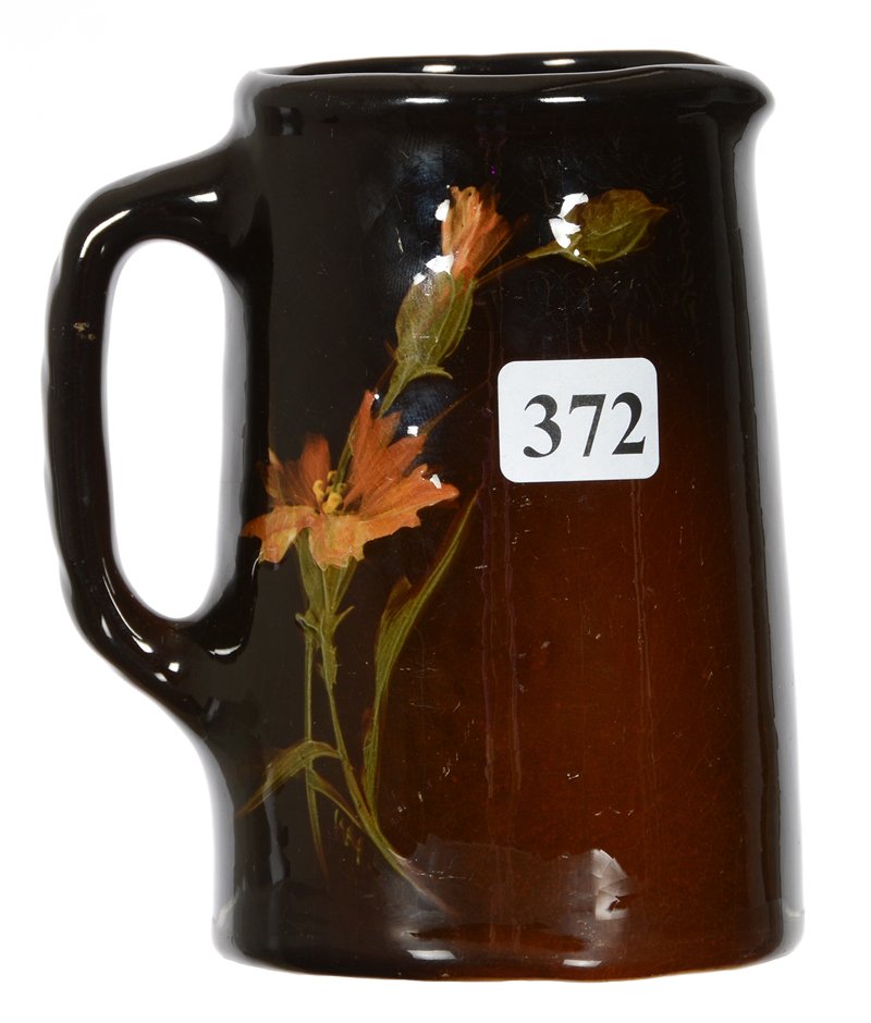 4 3/4" WELLER LOUWELSA ART POTTERY PITCHER (1 of 3)
