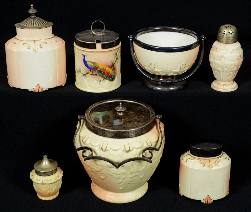 (7) MARKED LOCKE WORCESTER ITEMS (1 of 3)