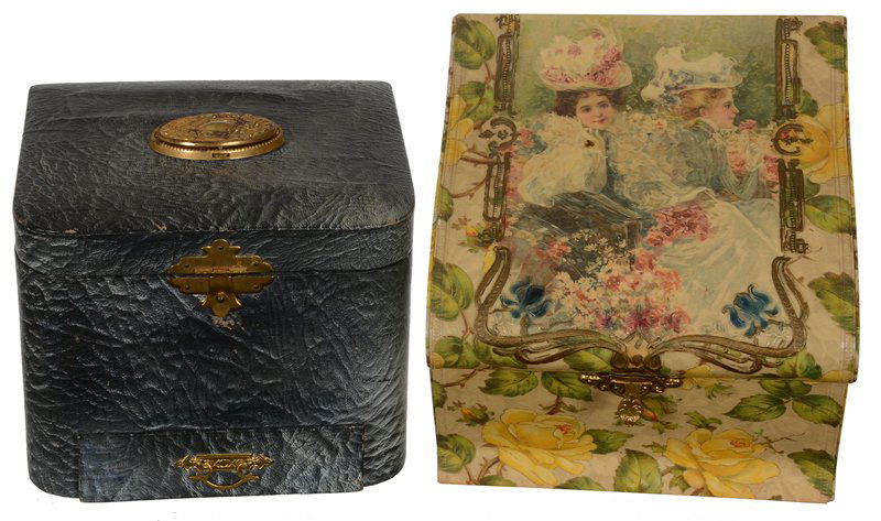 (2) VICTORIAN "COLLAR" BOXES (1 of 4)