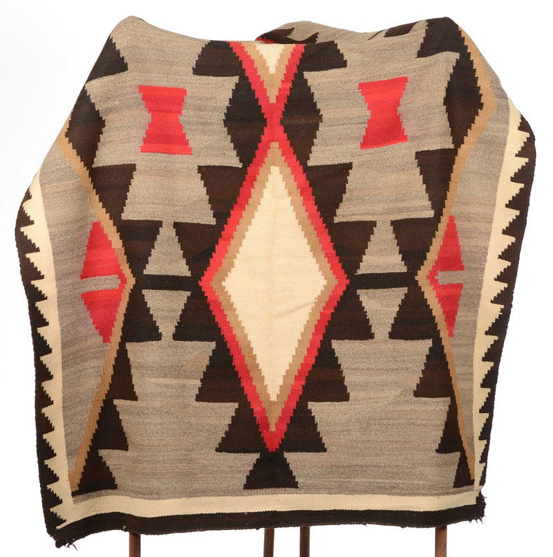 APPROX. 80" X 52" NATIVE AMERICAN BLANKET (1 of 4)