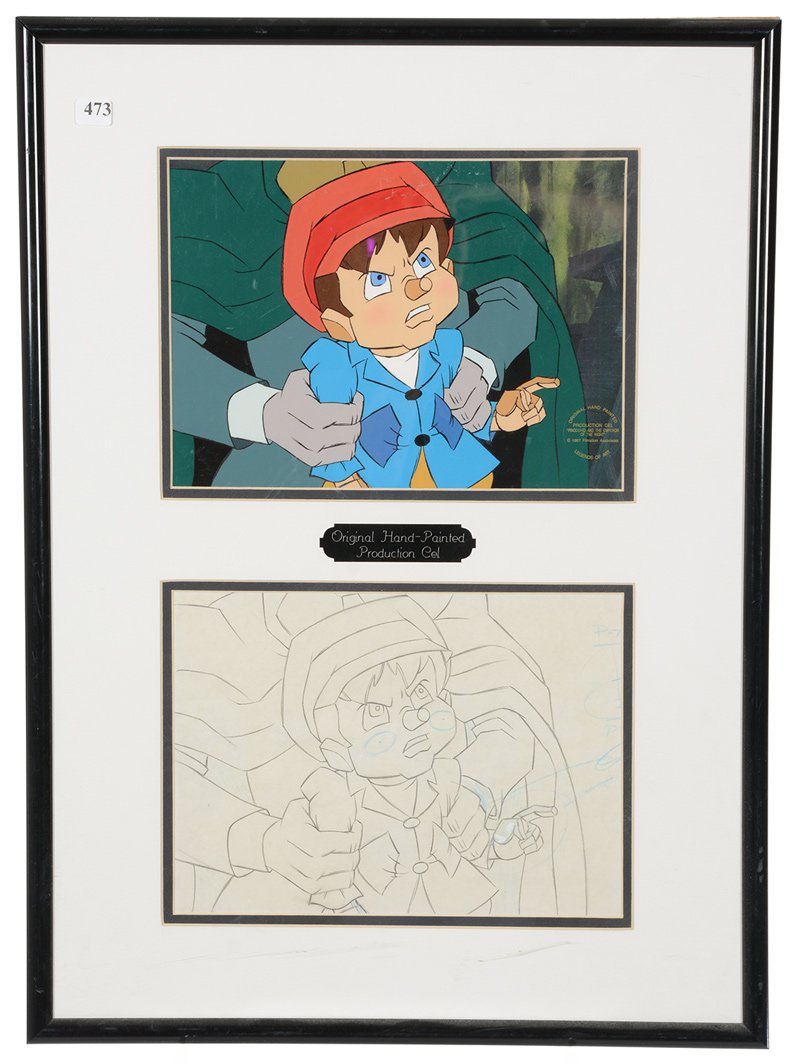 ORIGINAL WALT DISNEY PRODUCTION CELL TAKEN FROM 1987 (1 of 4)