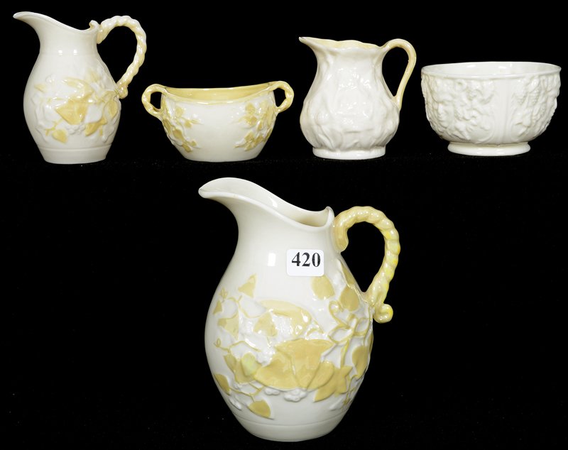 (5) ASSORTED IRISH BELLEEK ITEMS (1 of 3)
