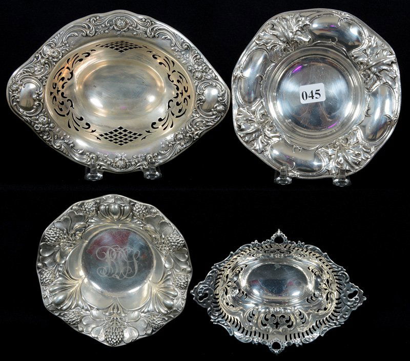 (4) MARKED STERLING DISHES (1 of 4)