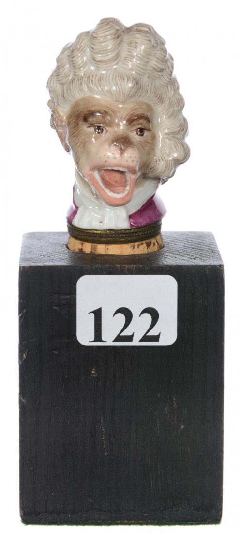 3" MARKED MEISSEN FIGURAL CORK SCREW (1 of 3)