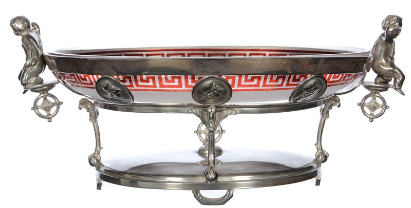 5 1/2" X 12 1/2" REED & BARTON SILVERPLATE STAND & MT W (1 of 5)