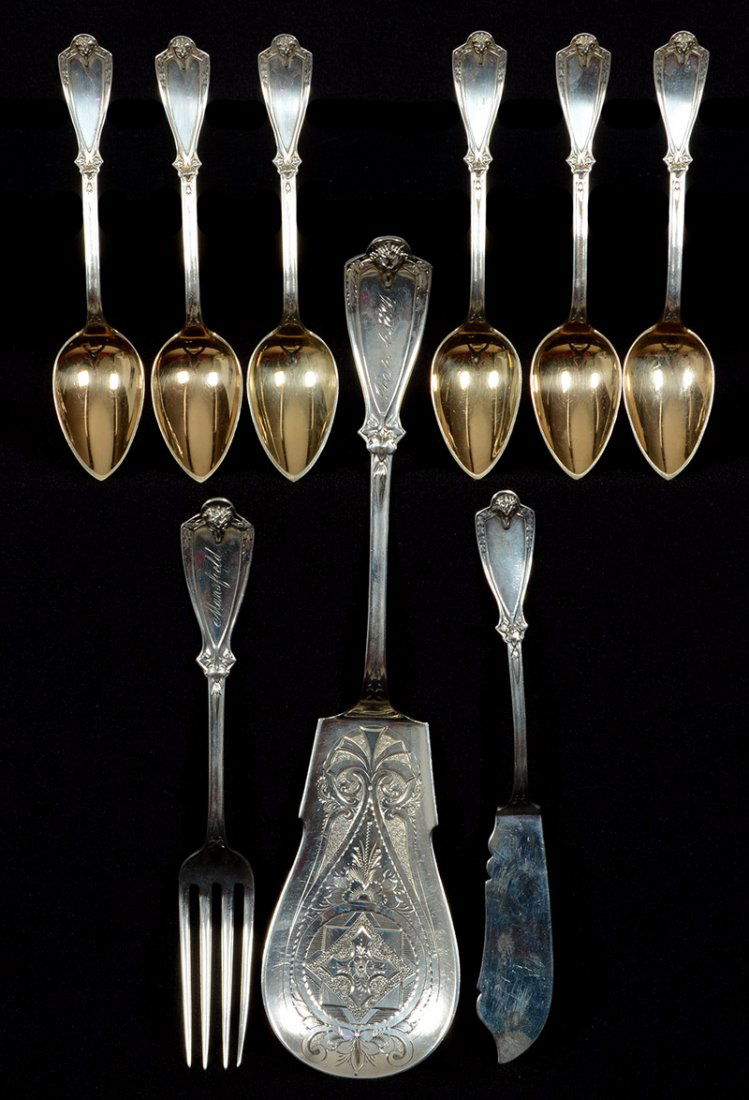 (9) PIECE MARKED "F.A.B.(BUNNELL) & COMPANY" COIN SILVE (1 of 6)