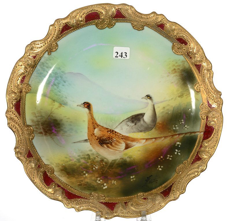 11" NIPPON (GREEN MAPLE LEAF MARK) ROUND CHARGER (1 of 5)