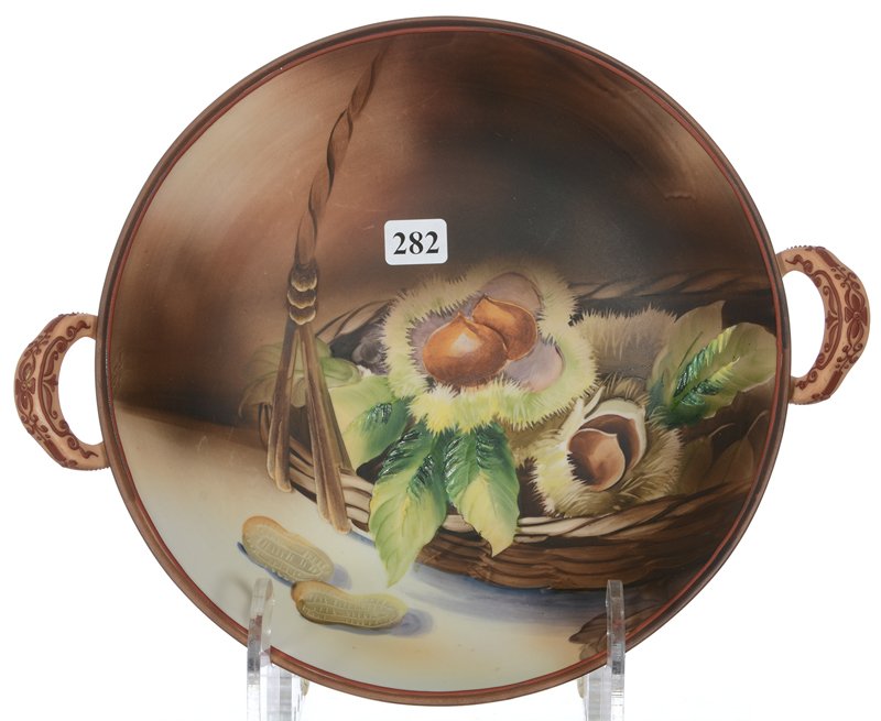 3 3/4" X 11 3/4" NIPPON (GREEN WREATH MARK) PEDESTAL TW (1 of 3)