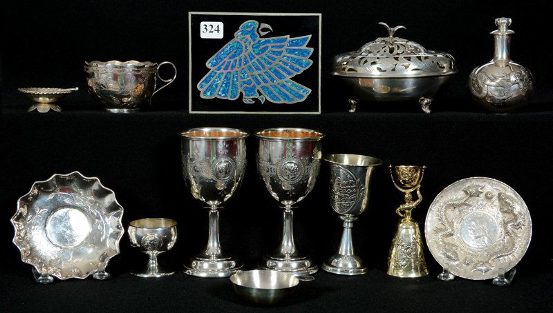 LARGE ASSORTMENT OF STERLING AND COIN SILVER ITEMS (1 of 5)