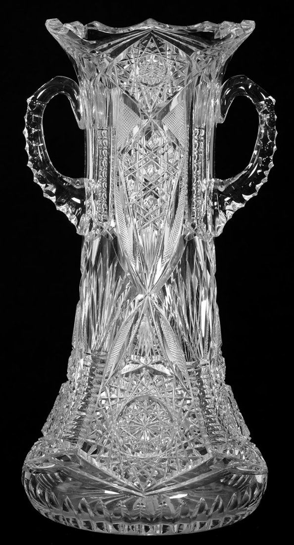 TWO HANDLED VASE - 12 1/4" - ABCG (1 of 4)