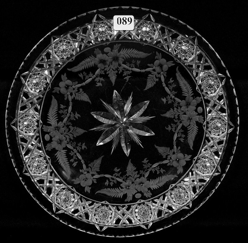 PLATE - 10" - ABCG: PLATE - 10" - ABCG PATTERN FEATURED IN PEARSON VOLUME II, PAGE 96 - ATTRIBUTED TO HAWKES