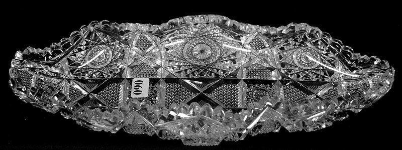 BLOWN MOLD CELERY TRAY - 13 1/2" X 5 1/4" - ABCG (1 of 4)