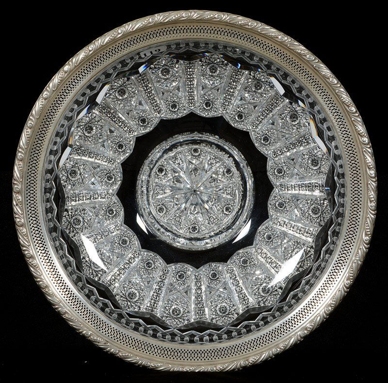 BOWL - 4" X 12 1/4" - ABCG - ALHAMBRA PATTERN (1 of 3)