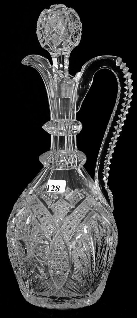 DECANTER - DOUBLE GOOSE NECK - 14" - ABCG (1 of 3)