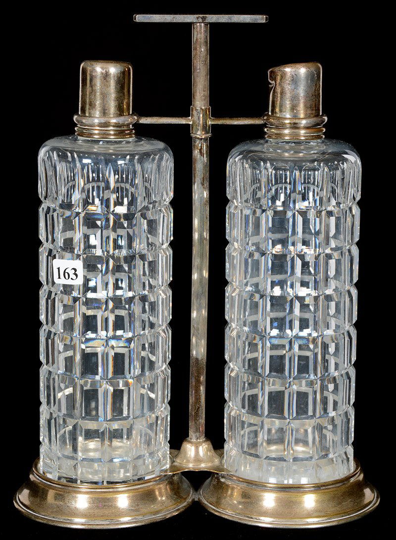 DOUBLE TANTALUS SET - 13" X 9 1/2" - ABCG - SIGNED (1 of 3)