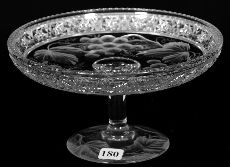 COMPOTE - 4 1/2" x 6" ABCG VINTAGE PATTERN BY TUTHILL (1 of 3)