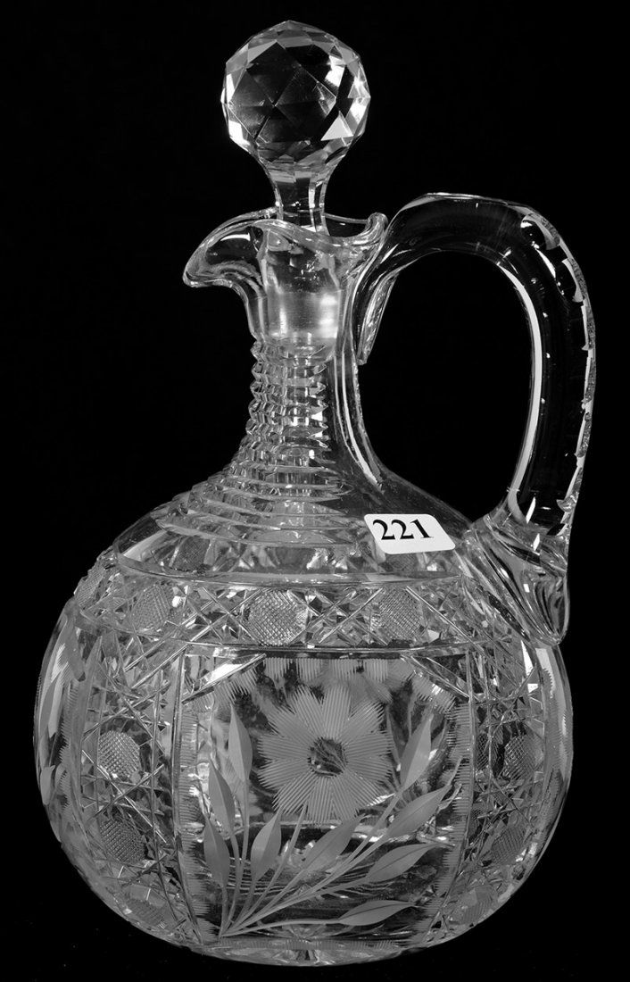 WHISKEY DECANTER - 10" - ABCG (1 of 3)