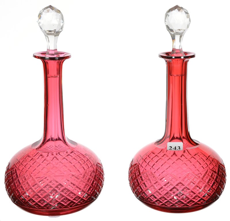 (2) DECANTERS - 11 1/2" - ABCG (1 of 3)