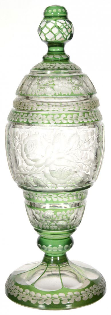 PEDESTAL COVERED CANDY JAR - 10 3/4" (1 of 3)