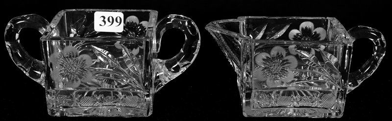 CREAMER AND SUGAR SET - ABCG (1 of 3)