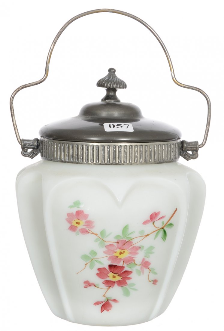 8" WHITE SATIN OPEN HEART ARCHES PATTERN BY (1 of 2)