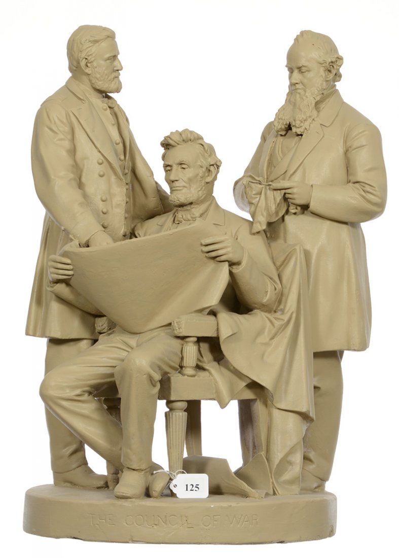 JOHN ROGERS GROUP TITLED "THE COUNCIL OF WAR" WITH (1 of 6)