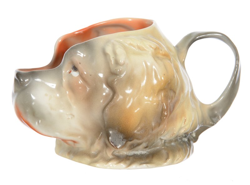 3 1/4" UNMARKED ROYAL BAYREUTH FIGURAL ST. BERNARD (1 of 2)