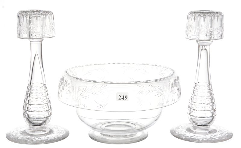 THREE PIECE SIGNED HAWKES ABCG CONSOLE SET (1 of 3)