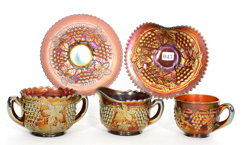 (5) GRAPE AND CABLE PATTERN ITEMS BY NORTHWOOD IN (1 of 3)