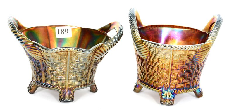 (2) NORTHWOOD AMETHYST BUSHEL BASKETS (1 of 3)