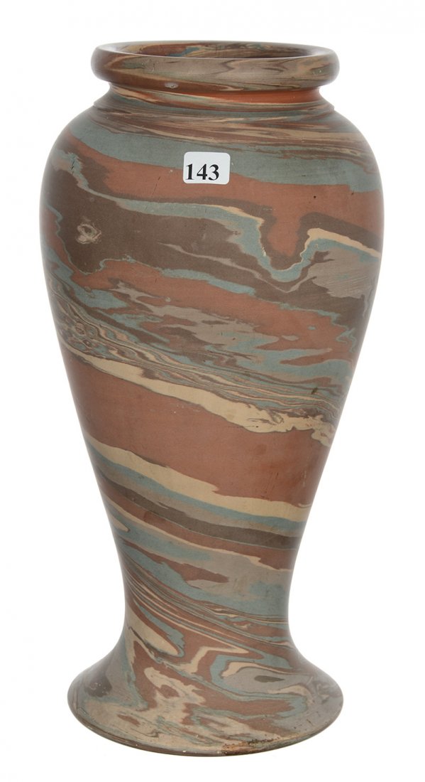 14" MARKED NILOAK ART POTTERY VASE (1 of 3)