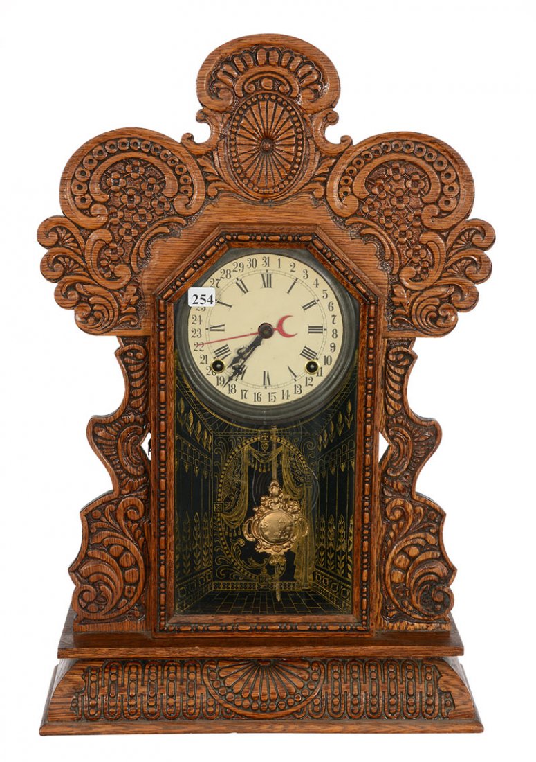 23" X 14 3/4" INGRAHAM KITCHEN CLOCK (1 of 4)
