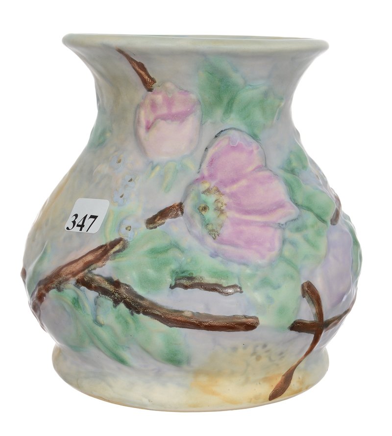 6" X 6" WELLER ART POTTERY VASE (1 of 2)