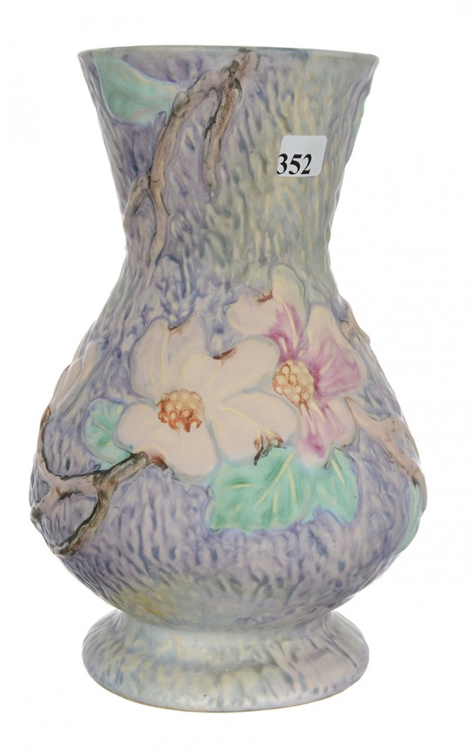 10 1/4" WELLER ART POTTERY VASE (1 of 3)