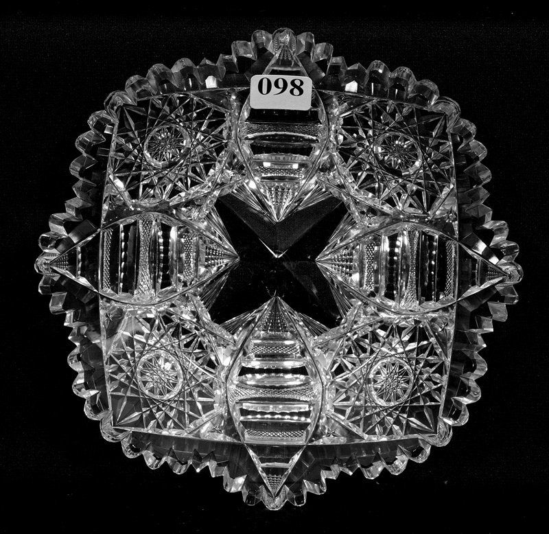 PLATE - 7" - ABCG - SIGNED LIBBEY SENORA PATTERN (1 of 3)