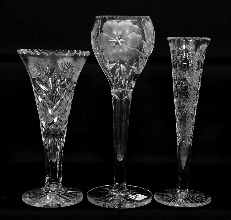 (3) ASSORTED VASES - ABCG (1 of 3)