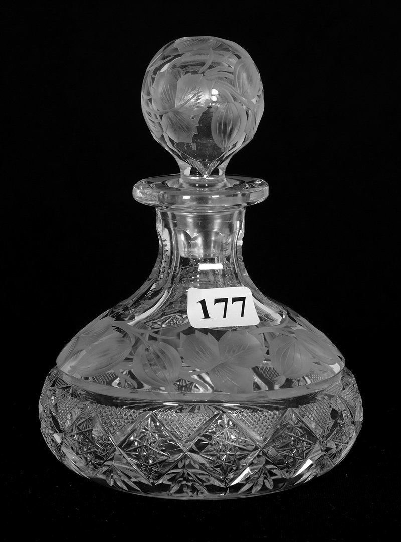 CRUET - 5 1/2" - ABCG - SIGNED PITKIN AND BROOKS (1 of 3)