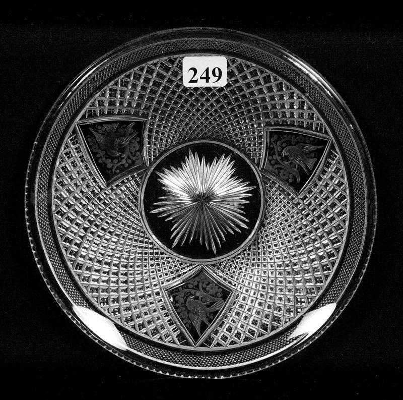 PLATE - 7" - ABCG - SIGNED HAWKES CARDINAL PATTERN (1 of 3)