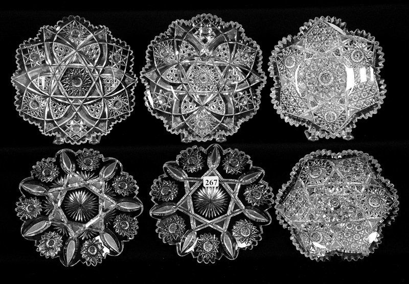 (6) PLATES (THREE PAIR) - 7" - ABCG (1 of 7)