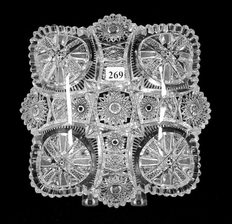 LOW SQUARE BOWL - 8 1/2" - ABCG - ORIOLE PATTERN BY (1 of 3)