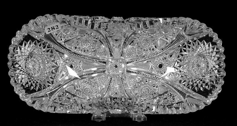 FOLDED CELERY TRAY - 11 3/4" - ABCG - COLUMBIA PATTERN (1 of 3)