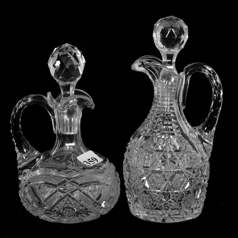 (2) CRUET BOTTLES - ABCG (1 of 3)